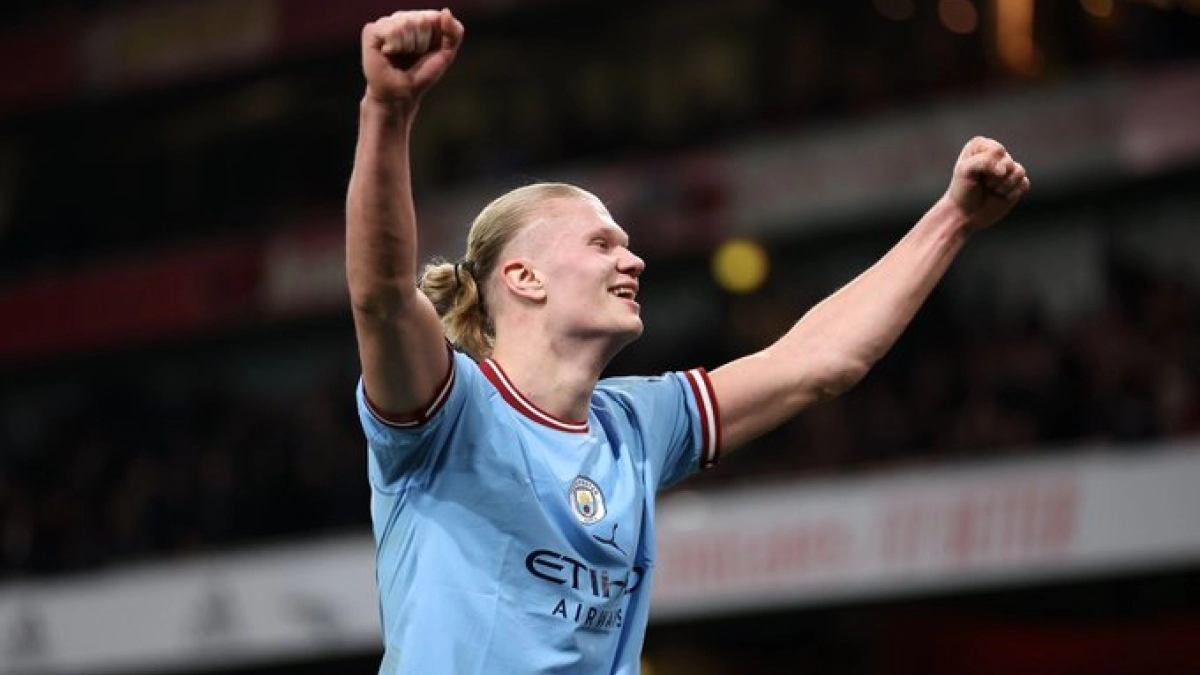 Haaland anotó otro gol con el Manchester City. Foto: @FabrizioRomano