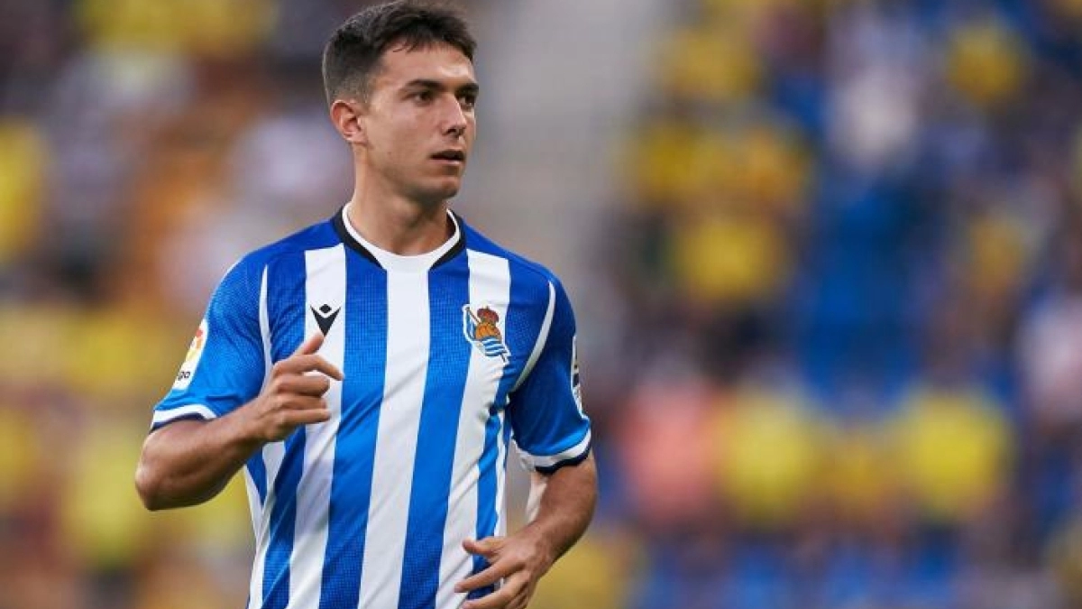 Zubimendi podría llegar al Barça. Foto: football-espana.net