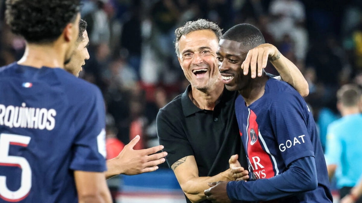 Luis Enrique no sabe que hacer con Dembélé / Leparisien
