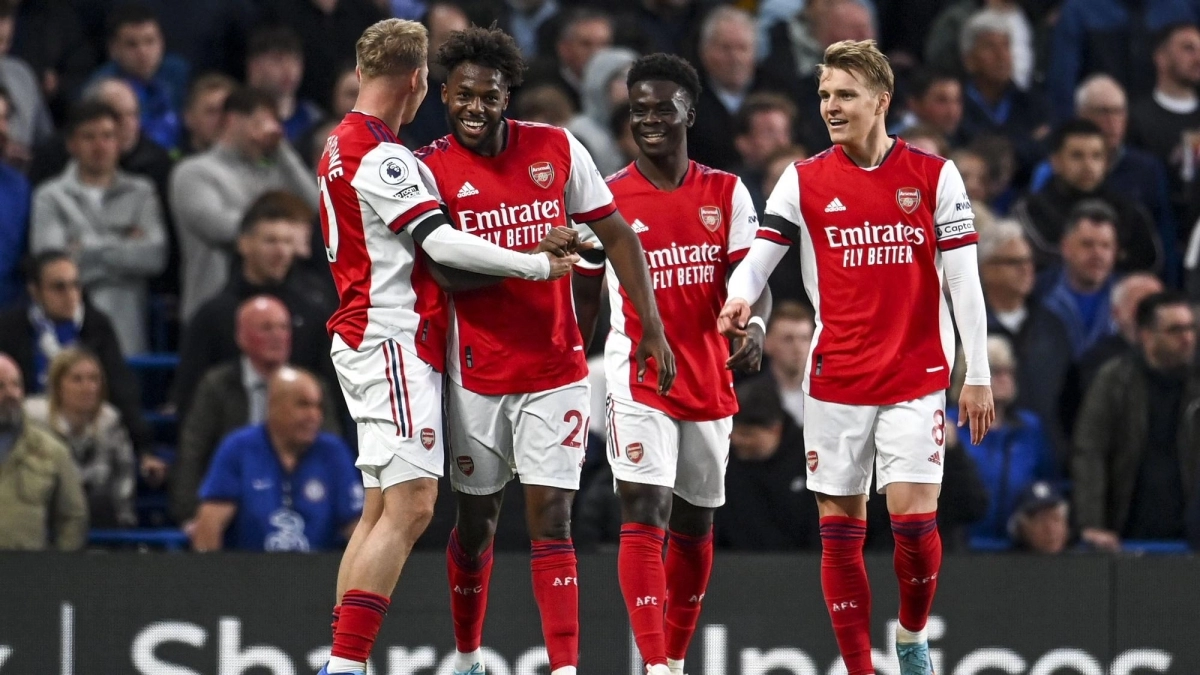 Jugadores del Arsenal, celebrando un gol. Sport