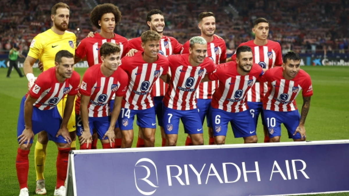 Once del Atlético de Madrid durante la 23-24. 
