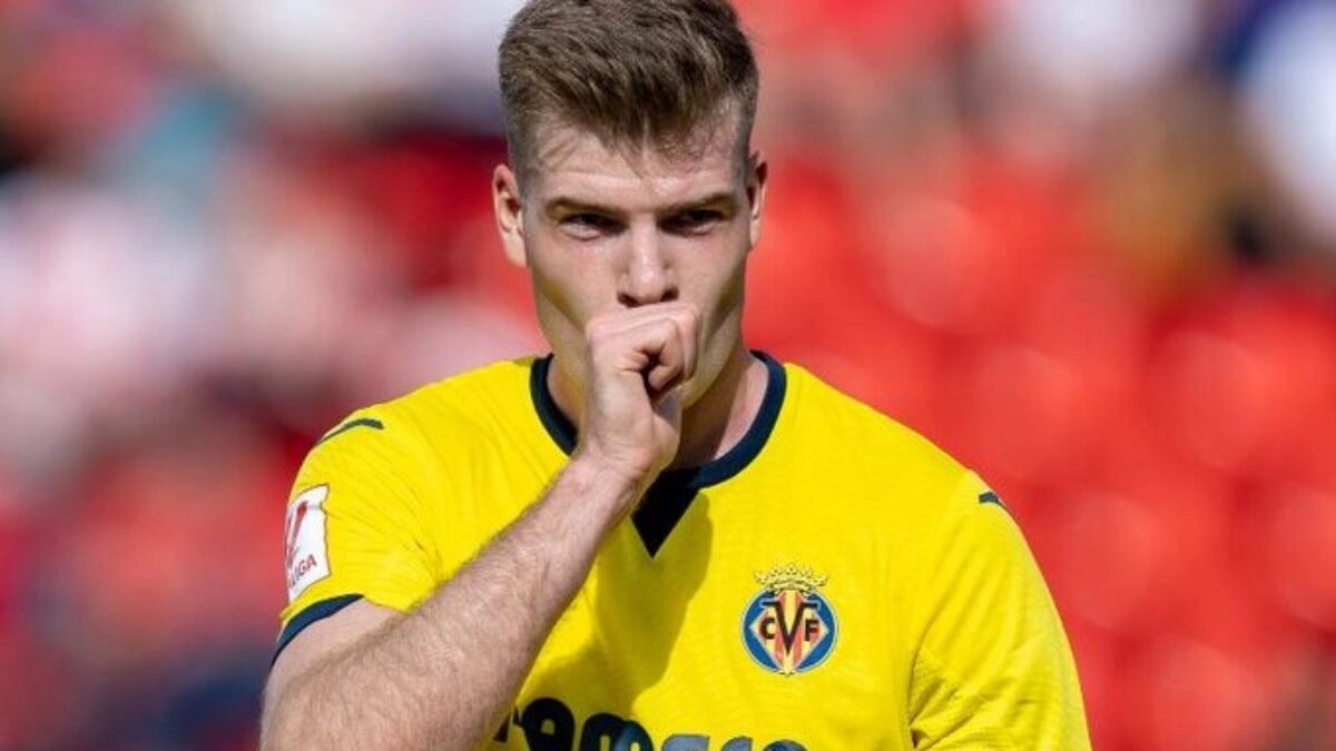 Alexander Sorloth, delantero del Villarreal que podría salir en verano