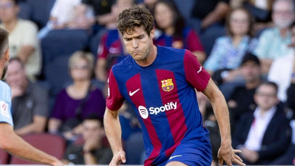 Marcos Alonso, player for Barça, although he has his transfer with Celta closed.