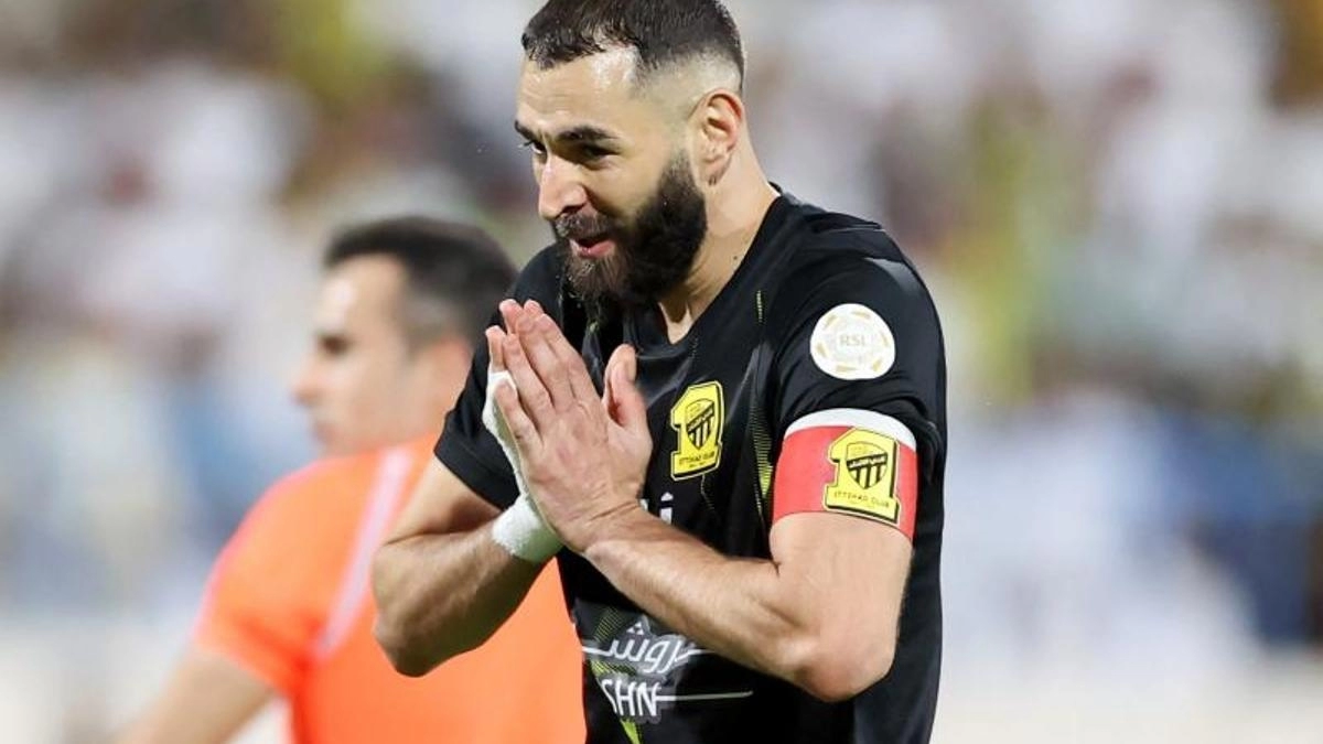 Karim Benzema, exjugador del Real Madrid, y actualmente en Al-Ittihad.