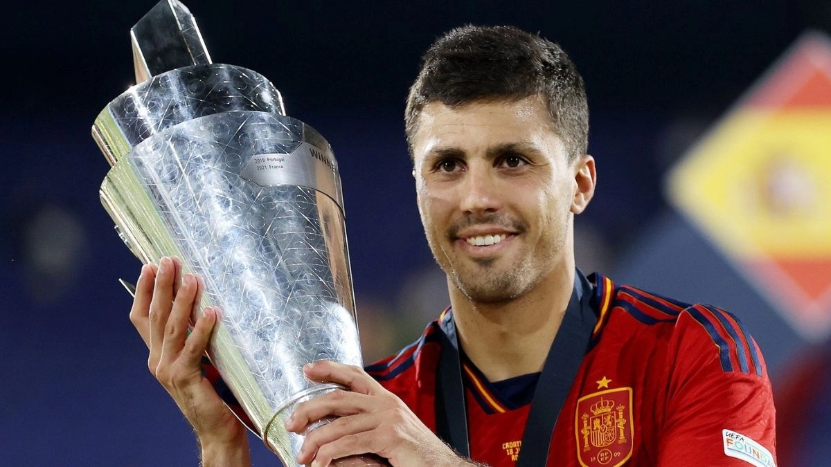 Rodri, midfielder of Manchester City who could sign with Real Madrid in the future.