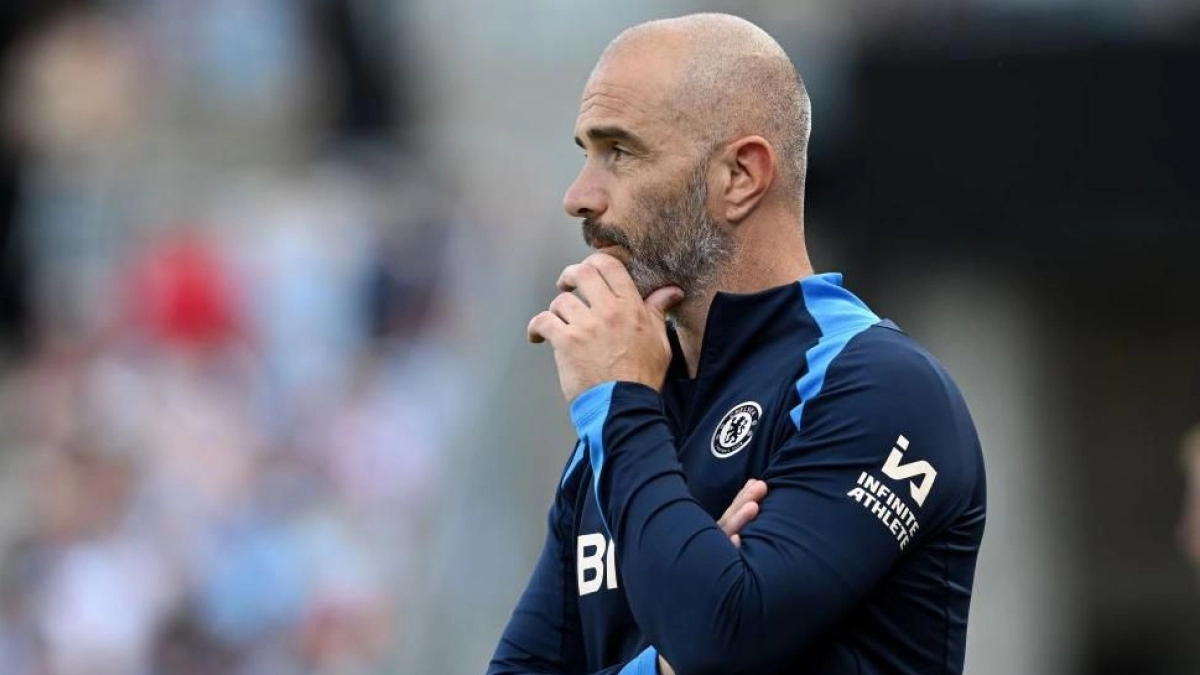 Enzo Maresca, entrenador del Chelsea, que ha fichado a Pedro Neto, del Wolverhampton.