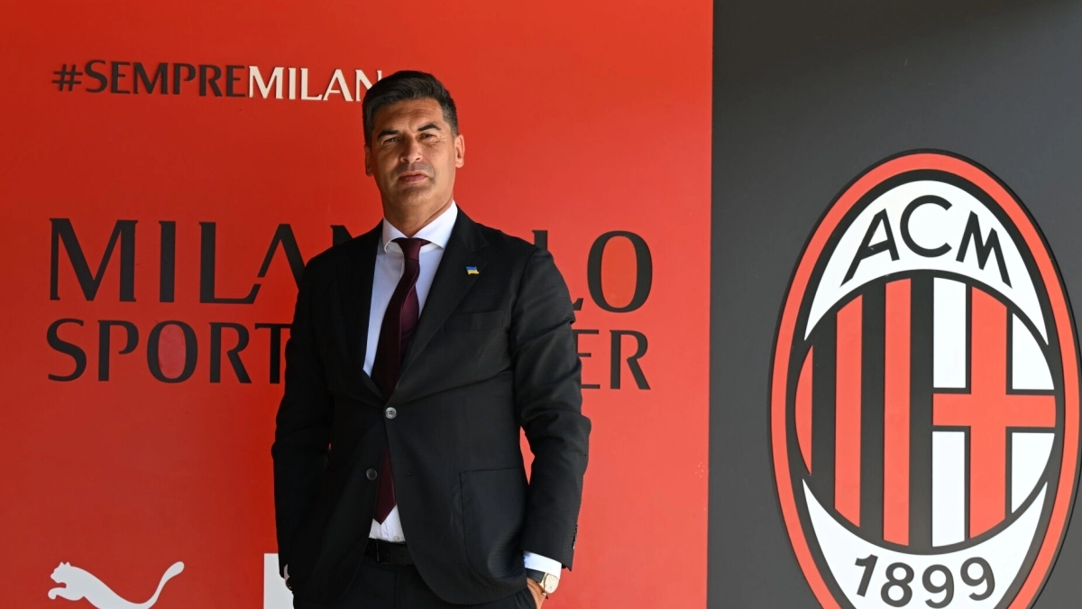 Paulo Fonseca, entrenador del Milan, que ha fichado a Youssouf Fofana.