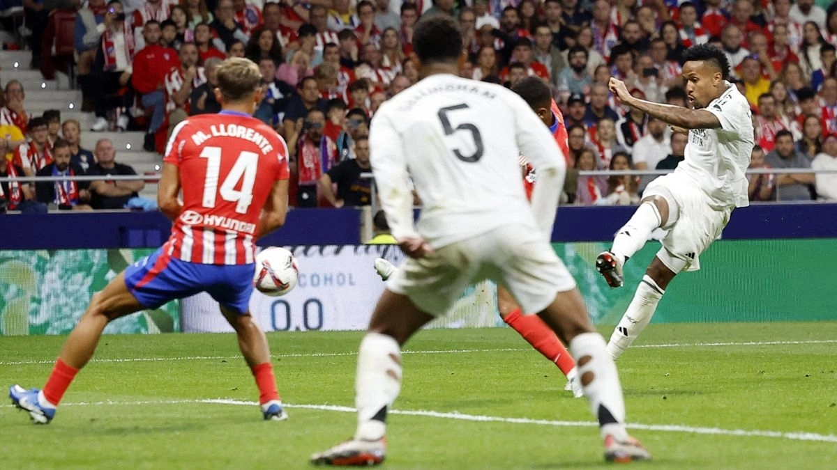 Gol de Militao en el Atlético de Madrid - Real Madrid