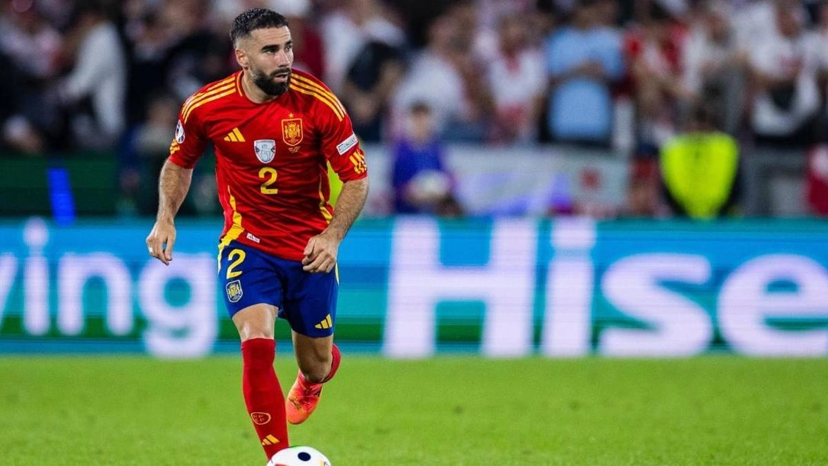 Dani Carvajal, jugador de la Selección Española y el Real Madrid.