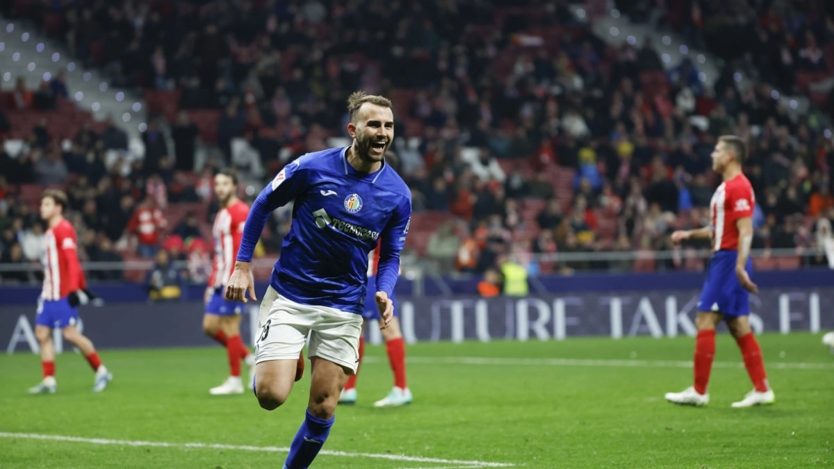 <p>Borja Mayoral, forward for Getafe</p>
