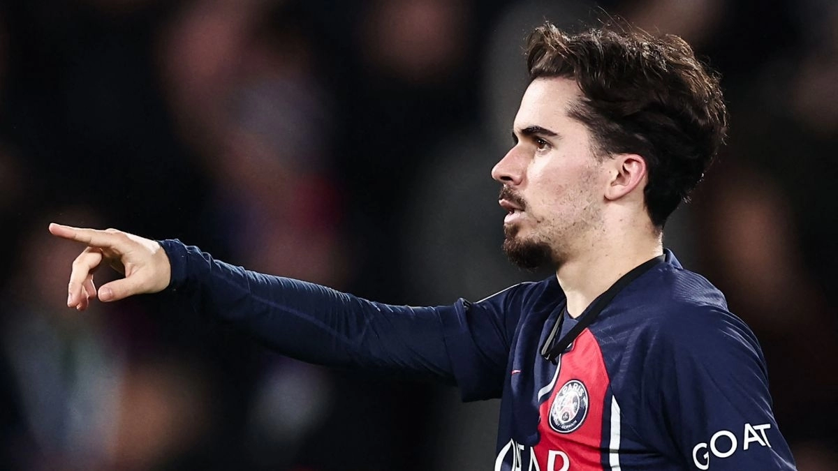 Vitinha, centrocampista portugués del PSG