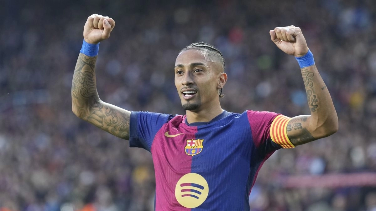 Raphinha, jugador del FC Barcelona que podría salir del club en verano