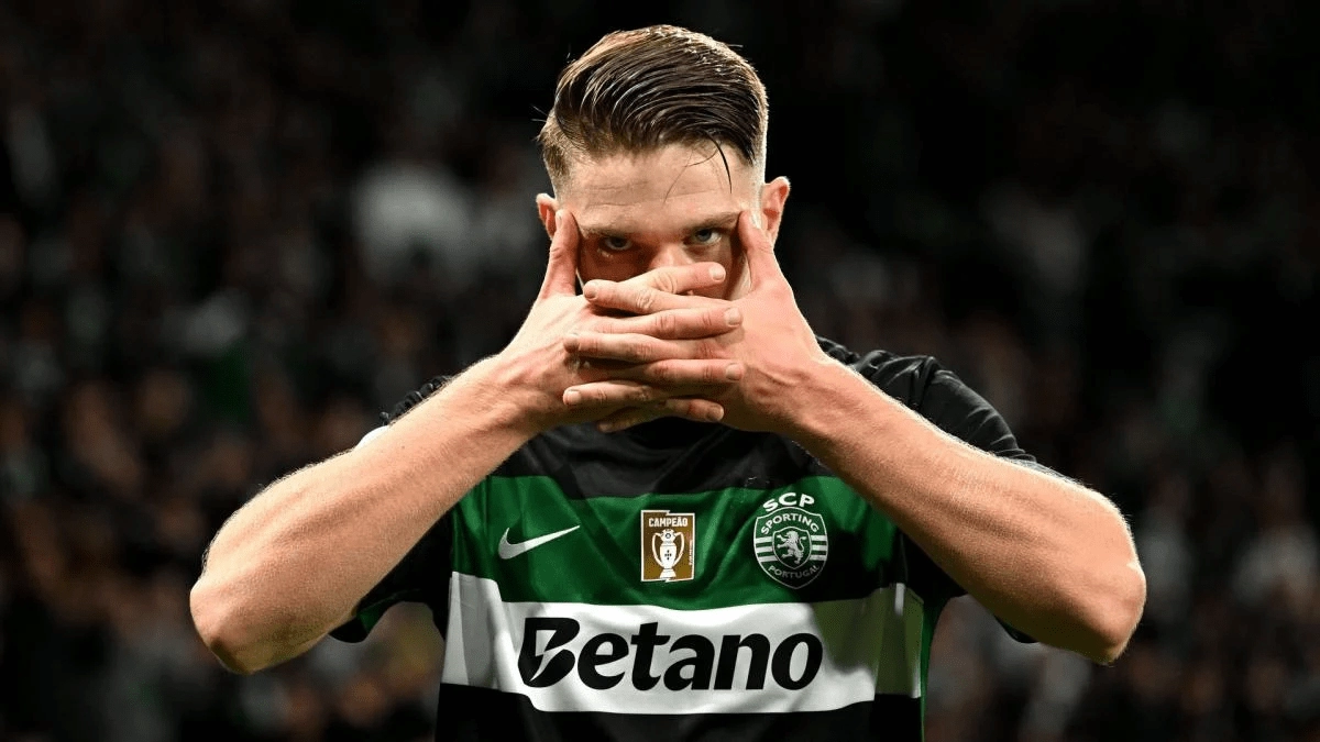 Viktor Gyökeres, delantero titular del Sporting de Lisboa
