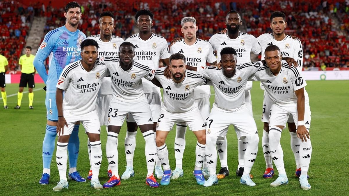 Once titular del Real Madrid para jugar contra el Mallorca