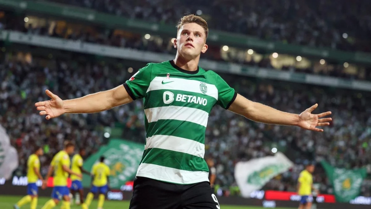 Viktor Gyökeres, delantero titular del Sporting de Lisboa