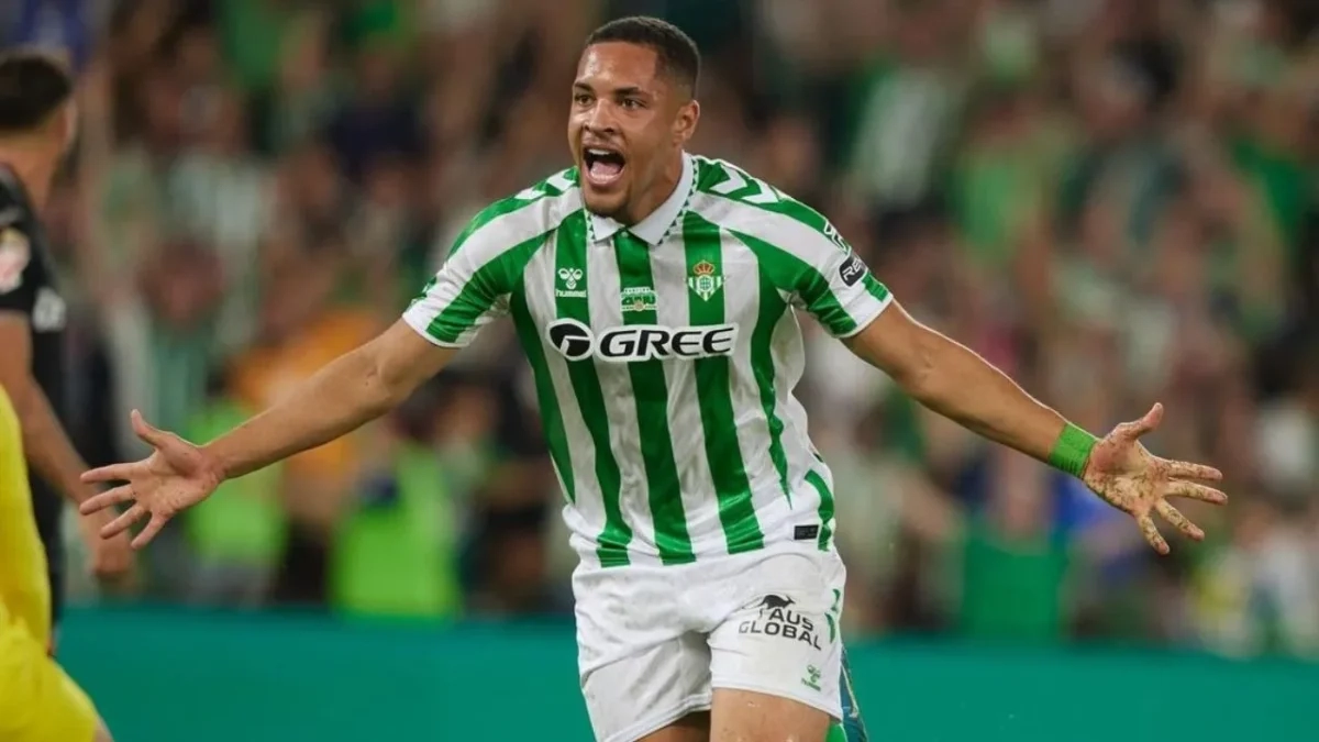 Vitor Roque, delantero del Real Betis