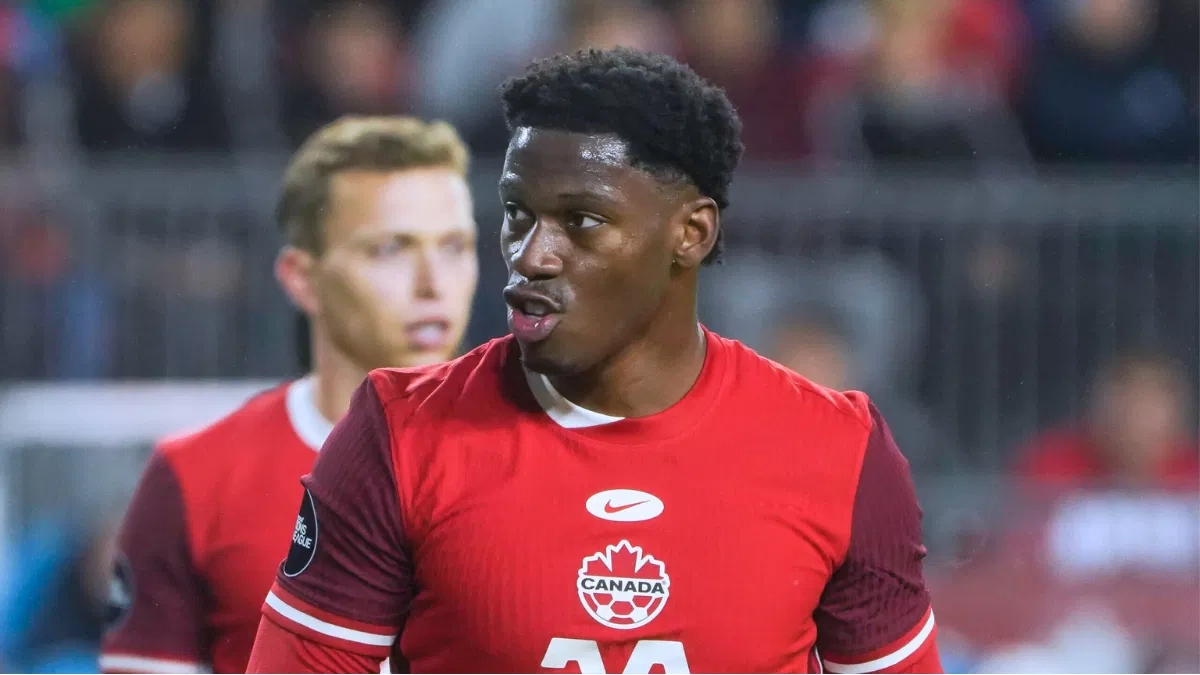 Jonathan David, delantero del Lille y de la selección de Canadá