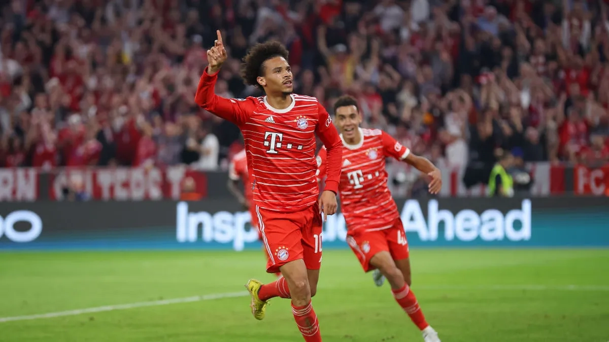 <p>Leroy Sané, player for Bayern Munich</p>