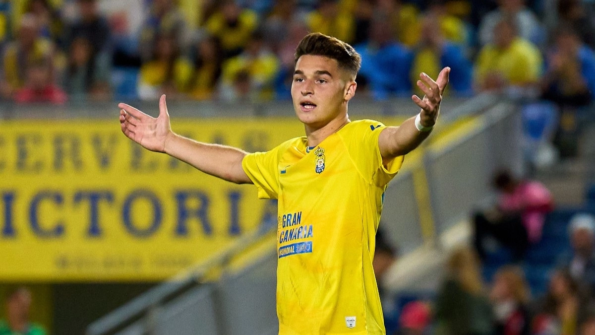 Mika Mármol, jugador de Las Palmas que interesa a la Roma