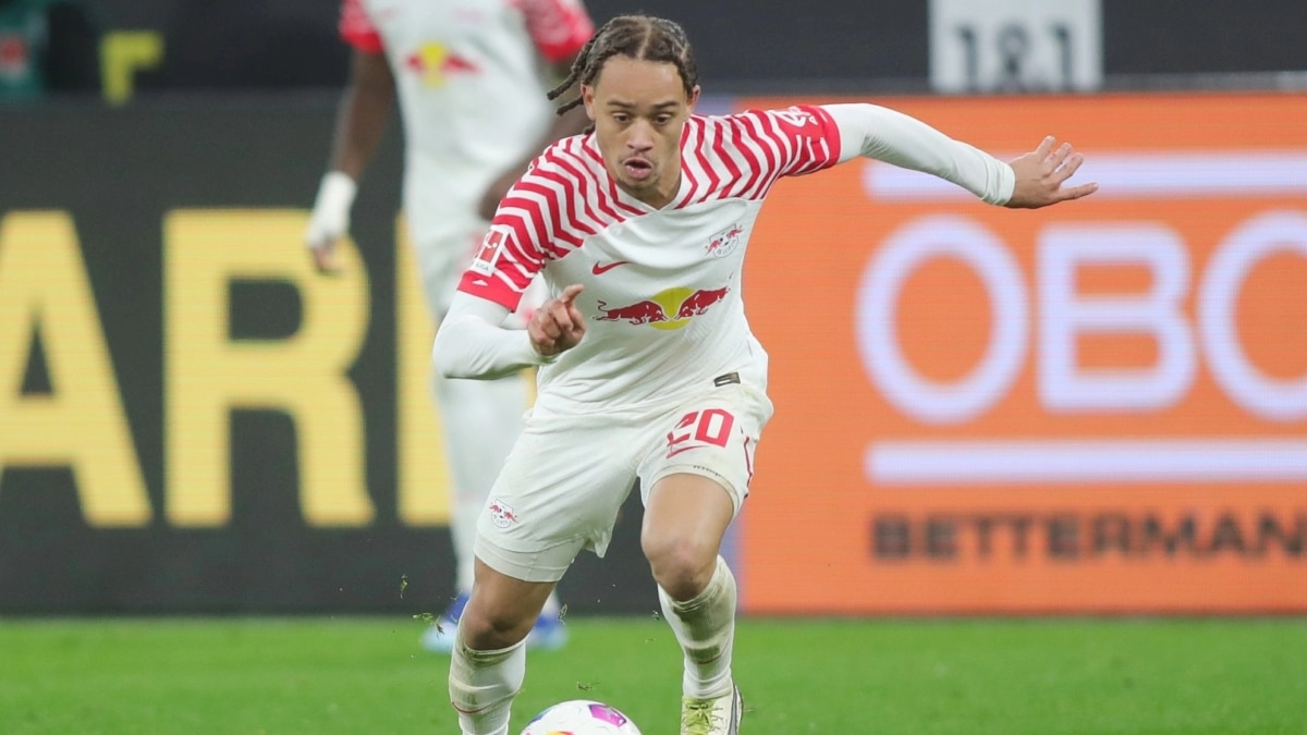 Xavi Simons, Dutch midfielder who belongs to PSG and is on loan at RB Leipzig.