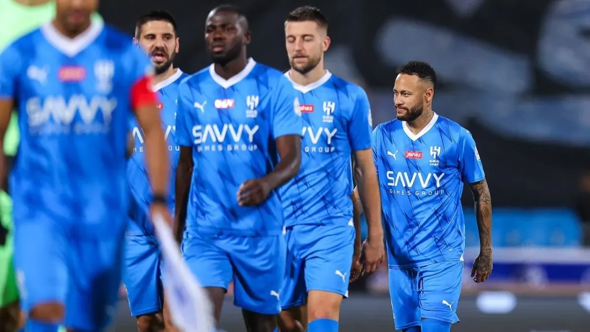 The Al Hilal players