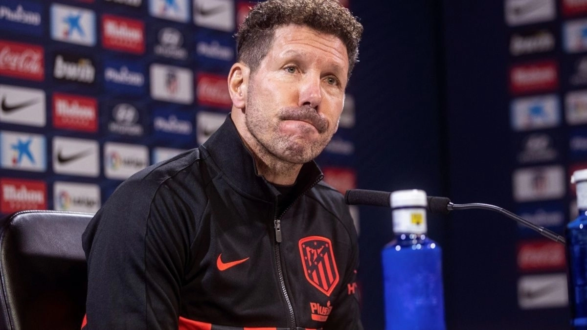 Diego Simeone, coach of Atlético de Madrid.