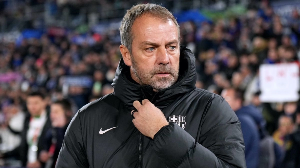 <p>Hansi Flick, current coach of FC Barcelona</p>