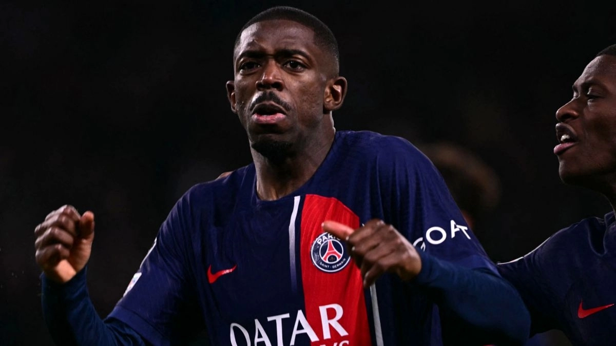 Ousmane Dembélé, former FC Barcelona player and current PSG footballer