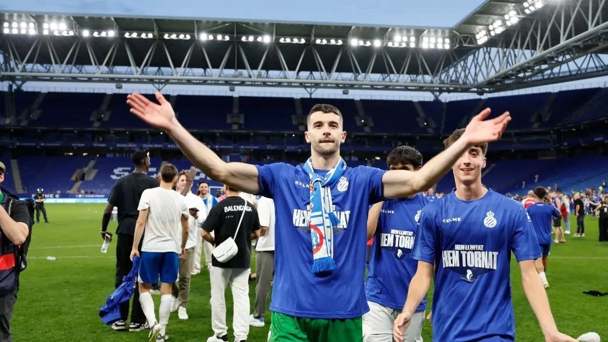 Joan García, portero del Espanyol que interesa al Arsenal