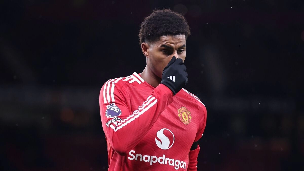 <p>Marcus Rashford, forward for Manchester United loaned to Aston Villa</p>