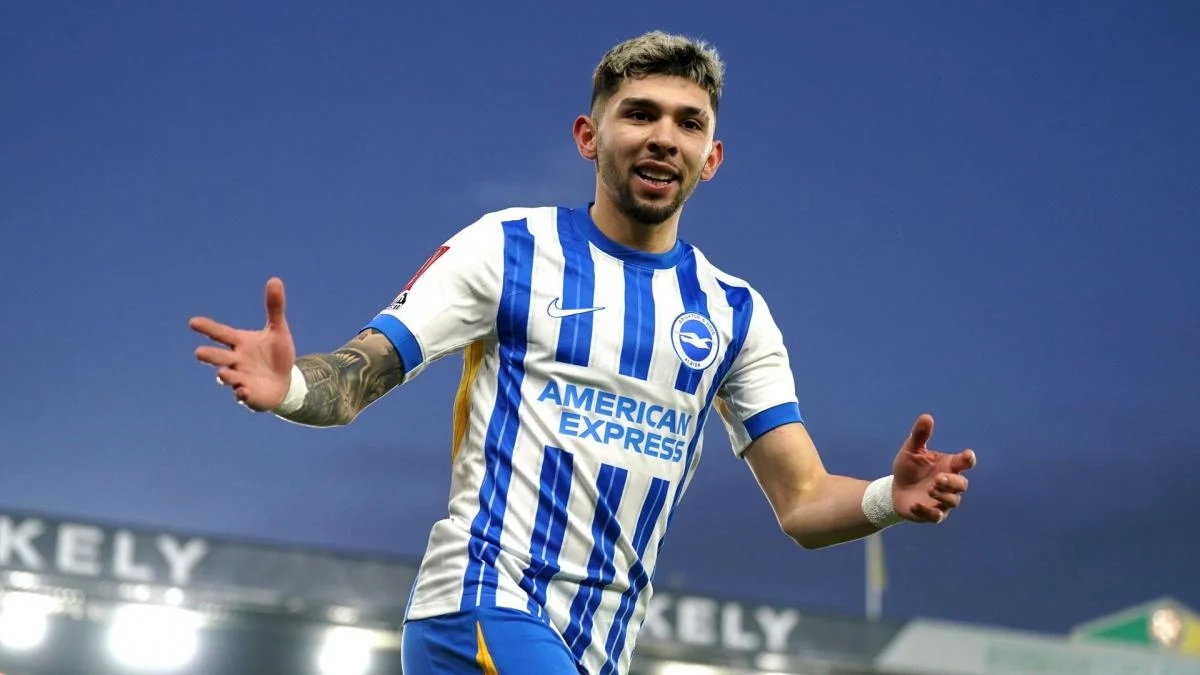 <p>Julio Enciso, player for Brighton and the Paraguay national team</p>