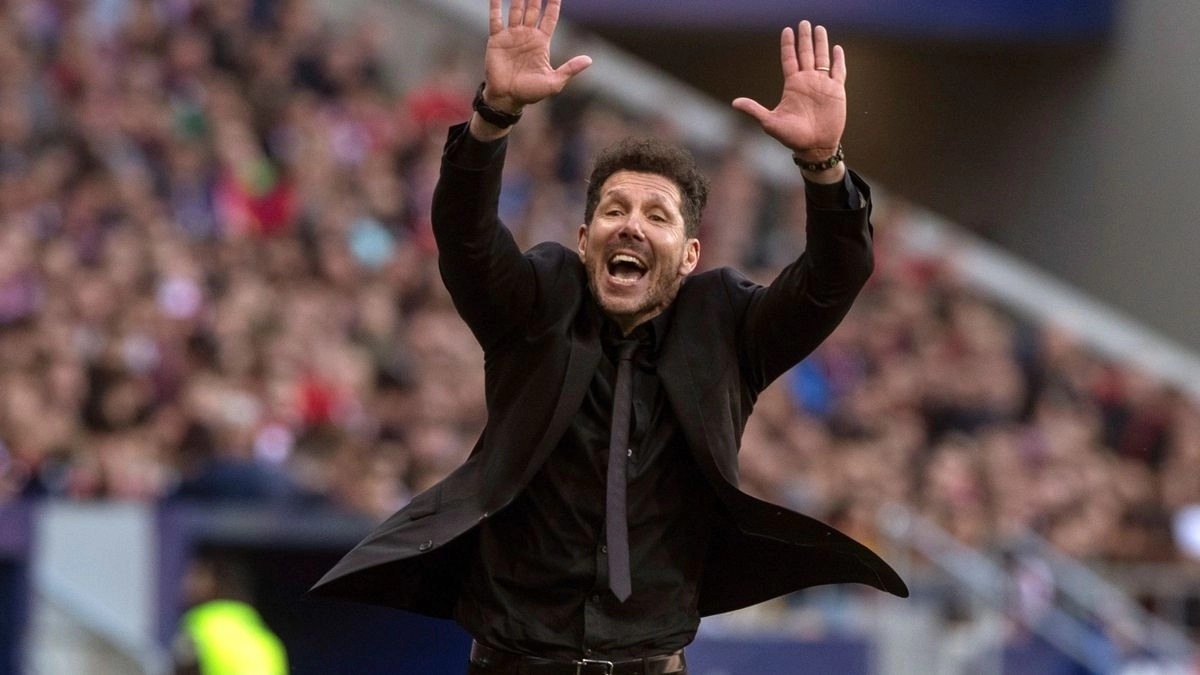 Cholo Simeone, entrenador del Atlético de Madrid 