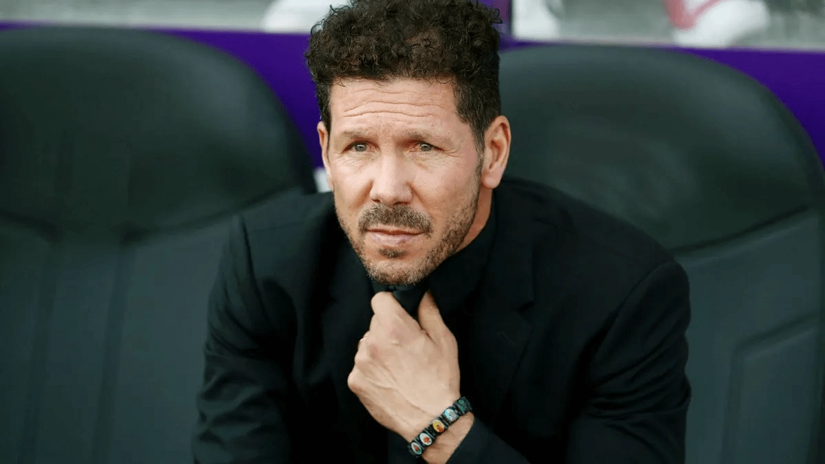 Cholo Simeone, entrenador del Atlético de Madrid 
