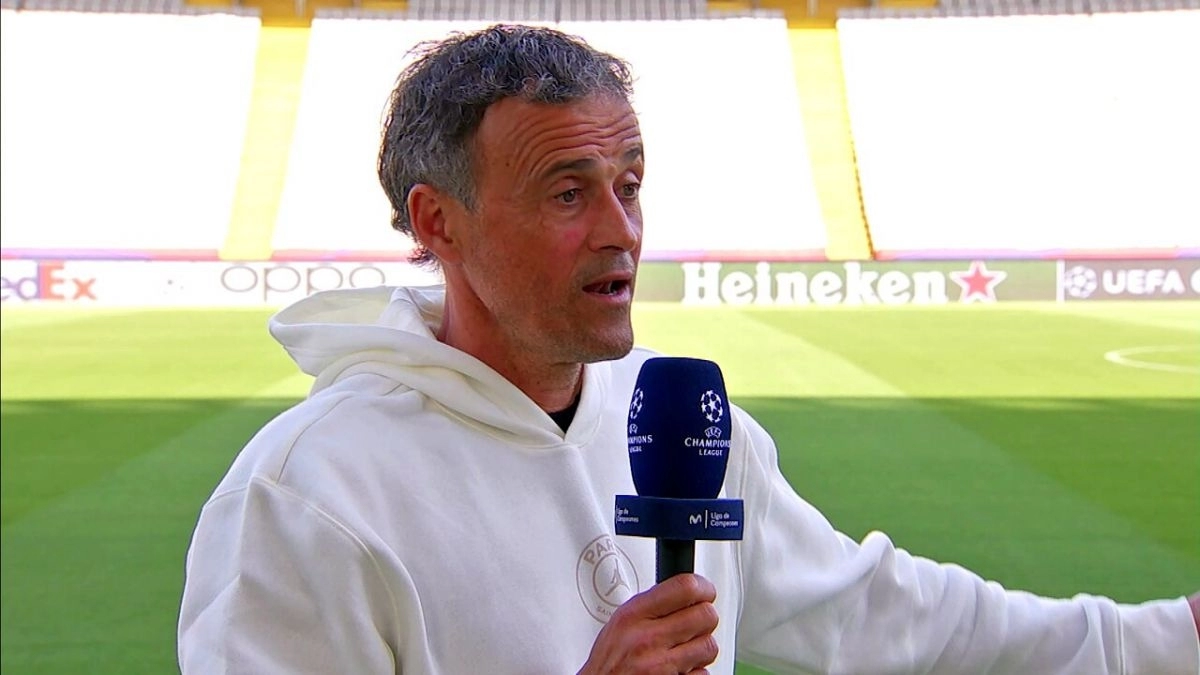 Luis Enrique, actual entrenador del PSG