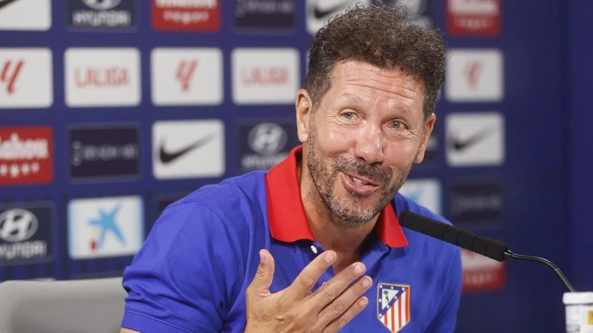 Cholo Simeone, entrenador del Atlético de Madrid 