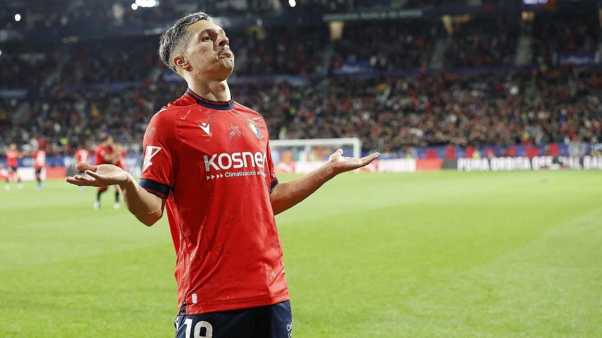 Bryan Zaragoza, ex jugador del Granada CF y actual futbolista del Bayern de Múnich cedido en Osasuna