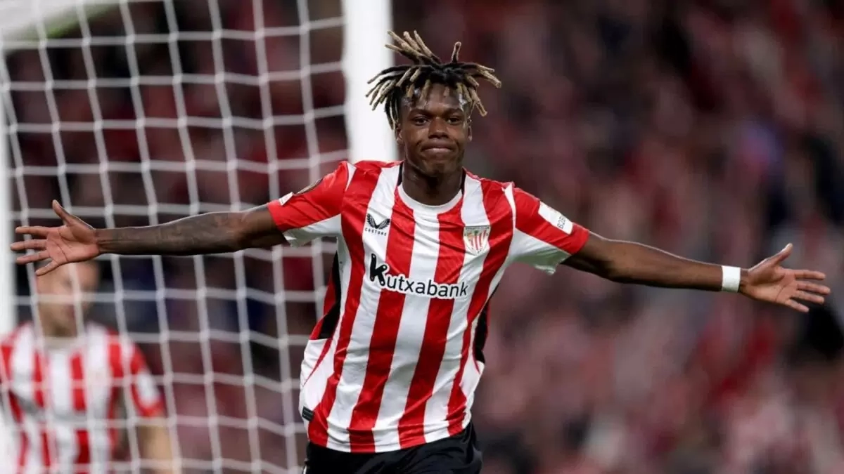Nico Williams, player of Athletic Club and star of Spain who interests FC Barcelona