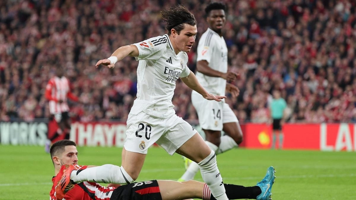 Fran García, left-back of Real Madrid