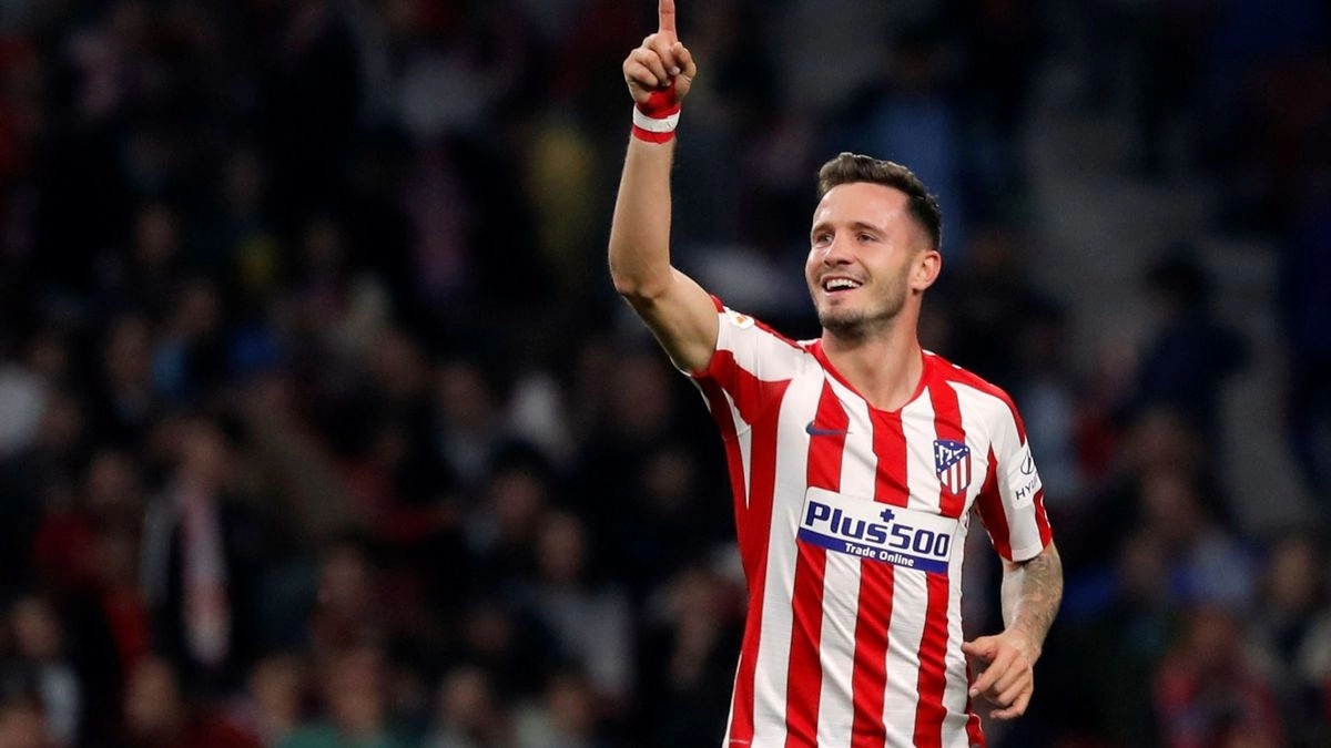 Saúl Ñíguez, centrocampista del Atlético de Madrid 