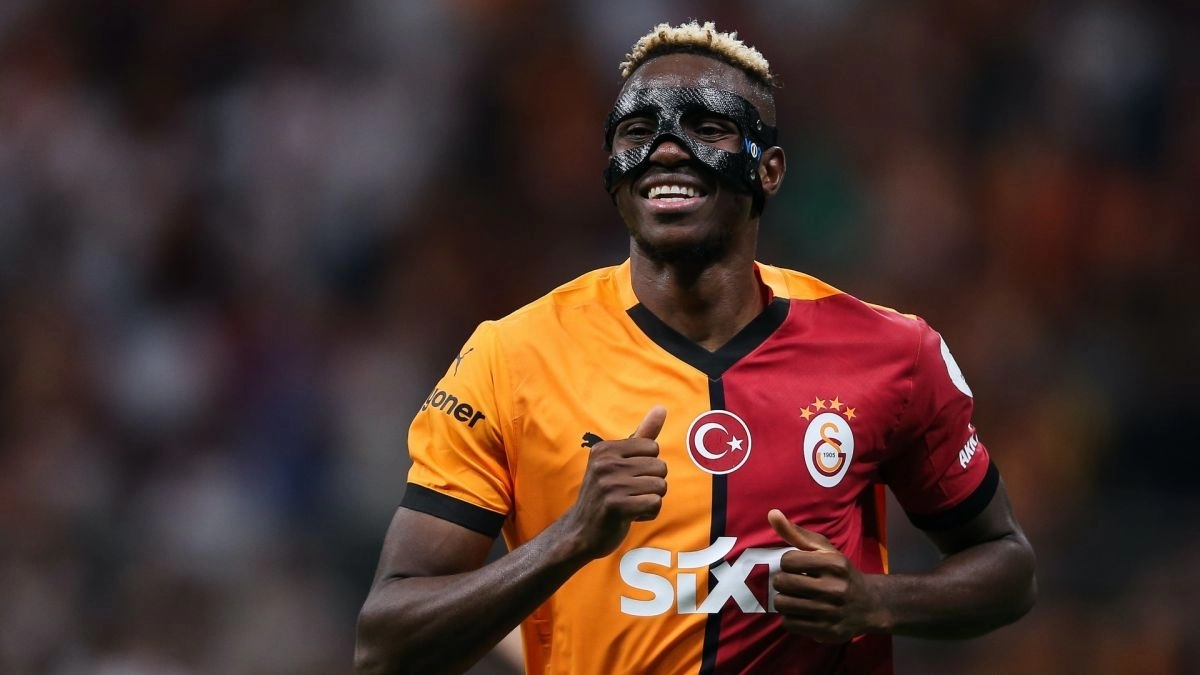 Victor Osimhen, forward loaned by Napoli to Galatasaray
