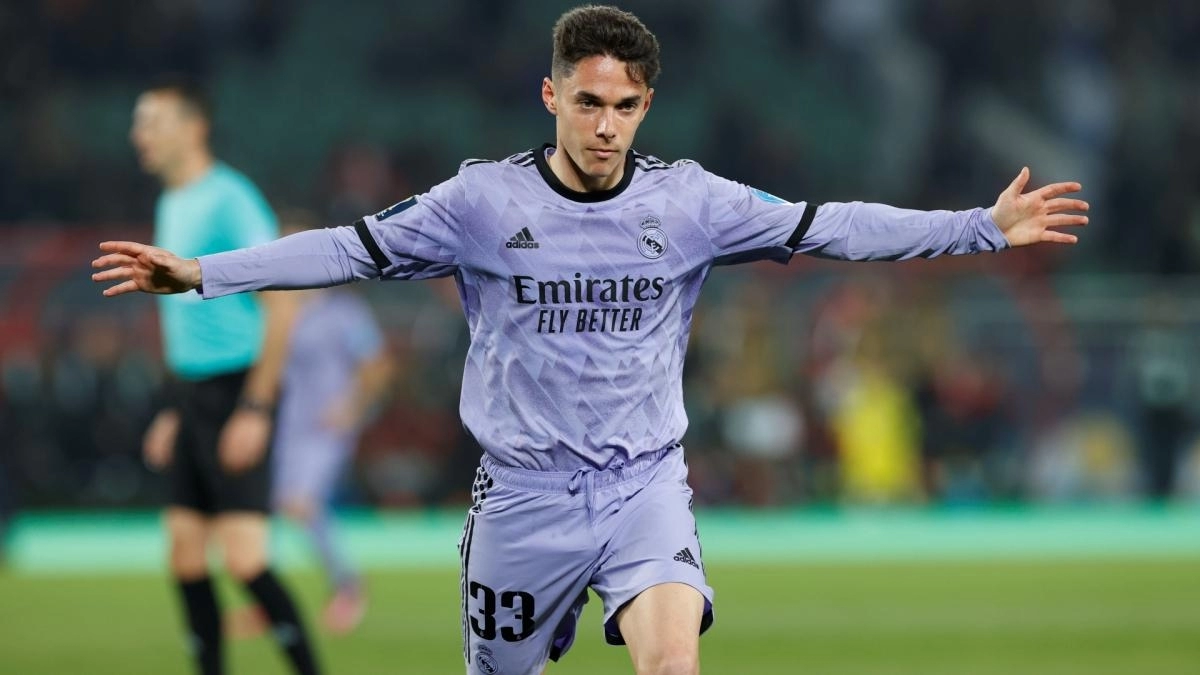 Sergio Arribas durante su etapa en el Real Madrid