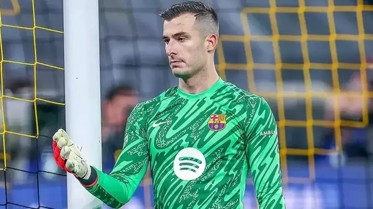 Iñaki Peña, portero del Barcelona