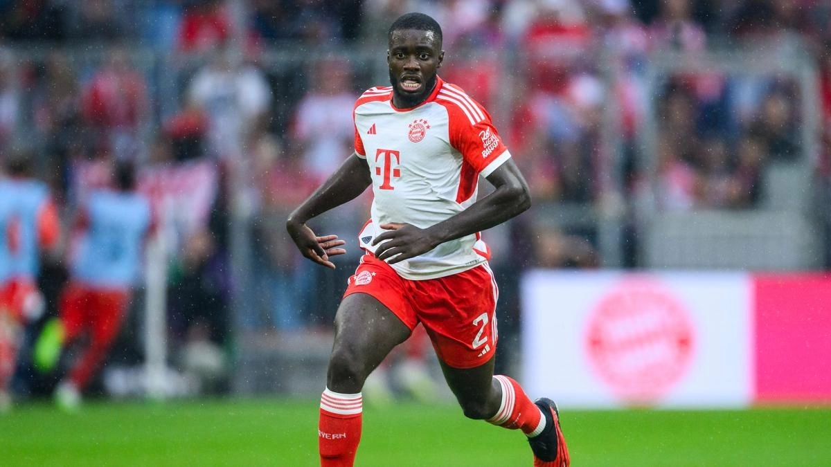 Dayot Upamecano, center back for Bayern Munich.