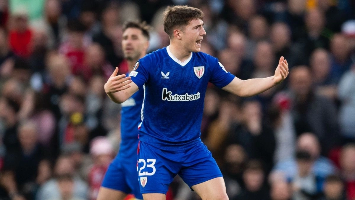 Mikel Jauregizar, centrocampista del Athletic Club