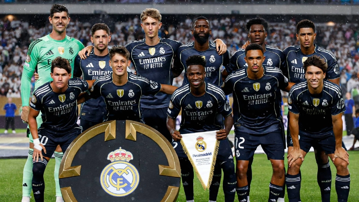 Real Madrid in the group stage of the Club World Cup