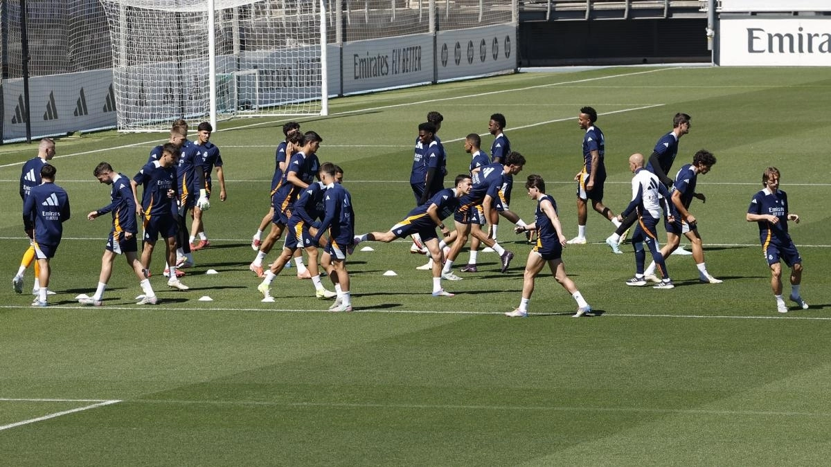 Entrenamiento del Real Madrid