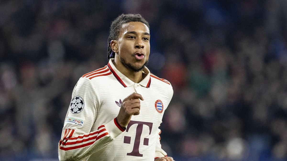 <p>Michael Olise, player of Bayern Munich</p>