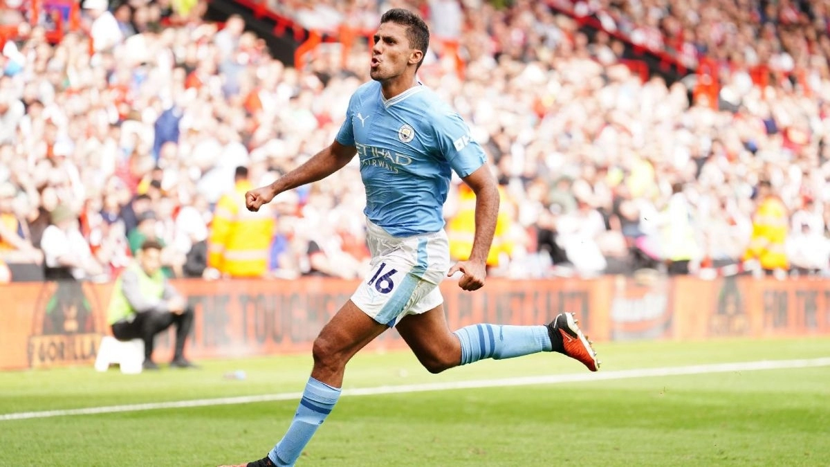 Rodri, midfielder for Manchester City.