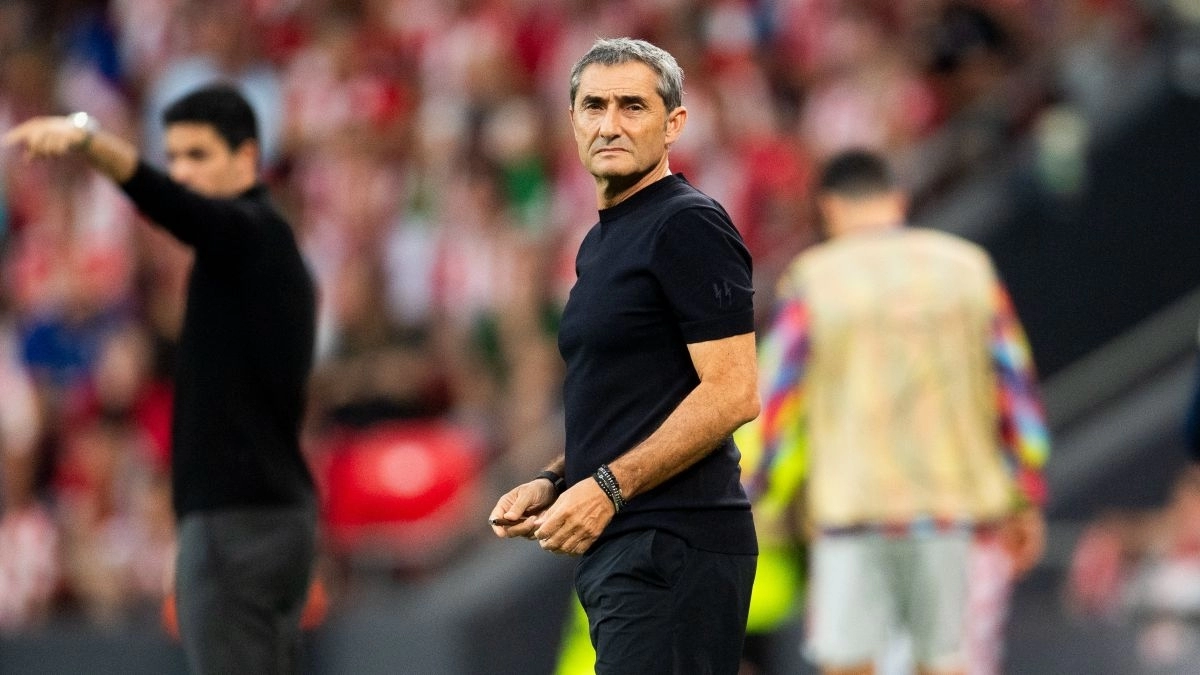 <p>Ernesto Valverde, coach of Athletic Club</p>