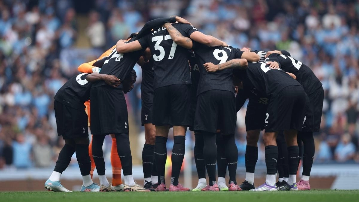 The Tottenham players